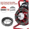 75Ft x 1/2 Inch Professional Electric Drain Cleaner Machine Drain Auger Auto Feed With Kits - 4 of 4