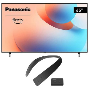 Panasonic W95 Series 65" Mini LED 4K UHD Fire TV (2024) Bundle with WN10 Neck Speaker - 1 of 4