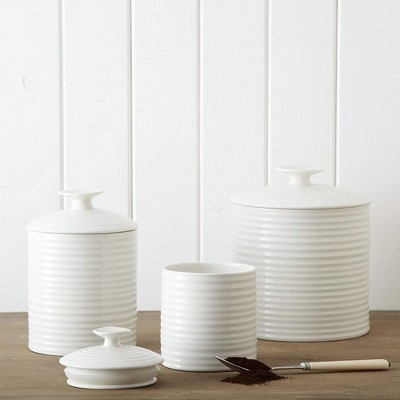 Portmeirion Sophie Conran Large Storage Jar, 80 Oz - Fine Porcelain Kitchen Canister - Airtight Food Container & Elegant Countertop Organizer — фото 3