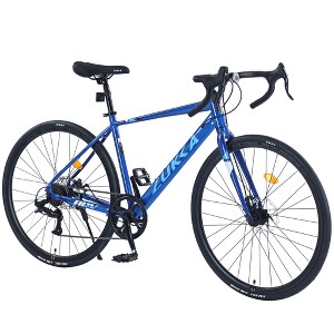 700C Road Bike ,7-speed Rear Derailleur and 7 Speed Shifter Road Bike for Boys and Girls Over 12 Years Old - 1 of 4