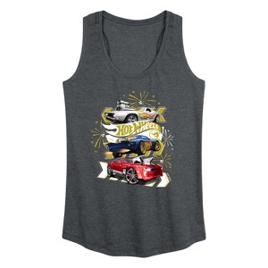 Women's - Hot Wheels - Holiday Merchandise Graphic Racerback Tank - 1 of 4