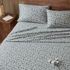 NicBex 4 Pieces All Size Pure Cotton Flannel Plant Printed Flat Sheet Set Bedding Set,OEKO-TEX Certified,Machine Washable - 3 of 4
