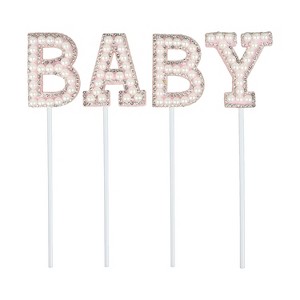 O'Creme 'BABY' Cake Toppers, Set of 4 - 1 of 1