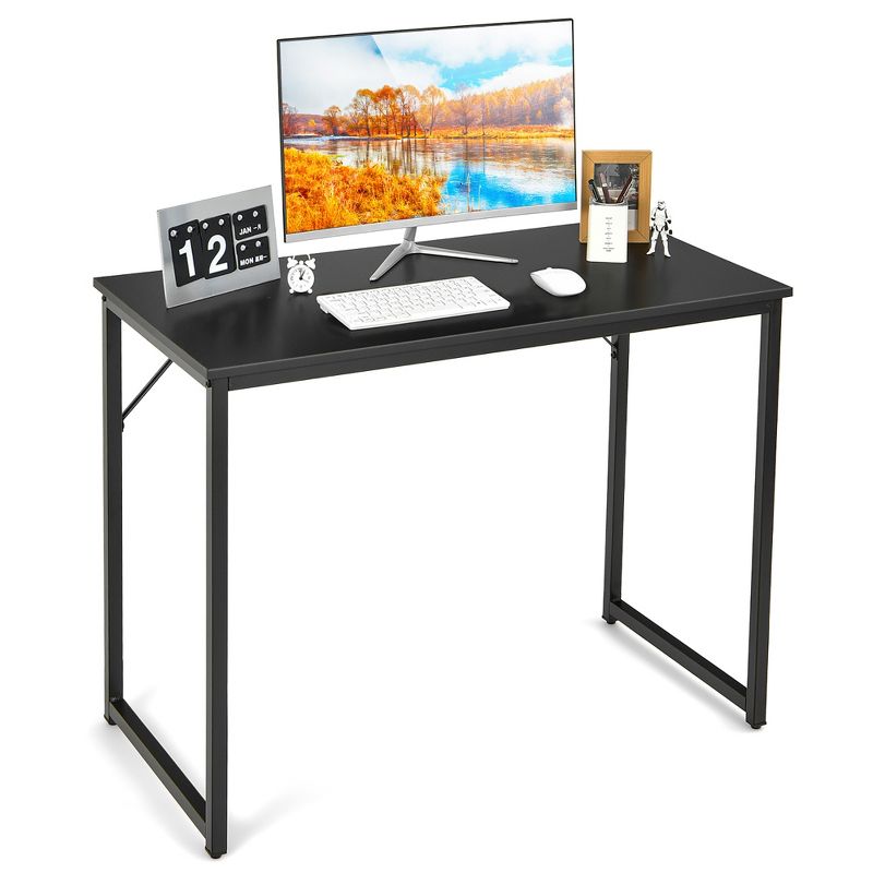 Costway Computer Desk Writing Workstation Study Laptop Table Home Office, 1 of 11