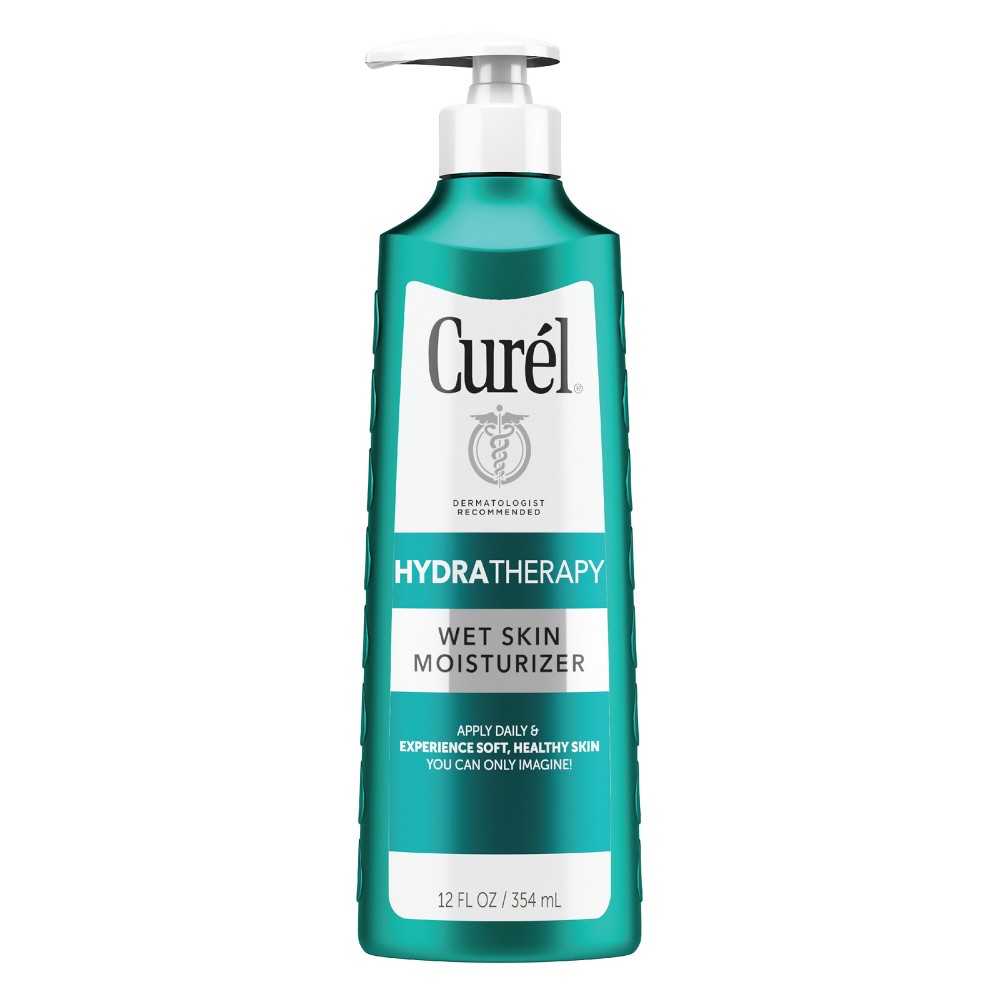 Photos - Cream / Lotion Curel Hydra Therapy Wet Skin Moisturizer, Lightweight In Shower Lotion For