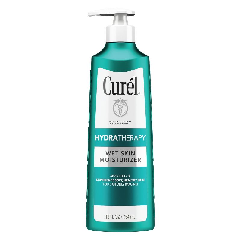 Curel Hydra Therapy Wet Skin Moisturizer, Lightweight In Shower Lotion For Dry Or Extra Dry Skin Unscented - 12 fl oz, 1 of 13