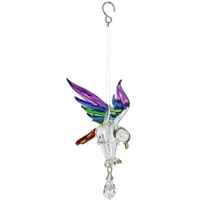 Woodstock Chimes Rainbow Makers Collection, Fantasy Glass, Eagle, 4'' Summer Rainbow (CERAI)