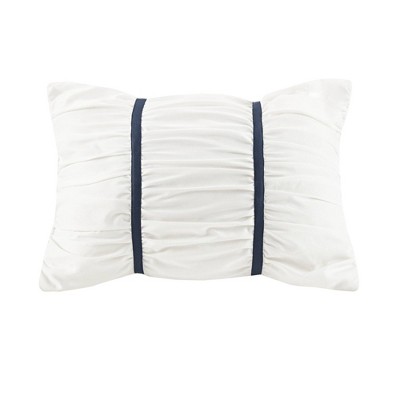 King Blue Microfiber 7-Piece Bed in a Bag Set
