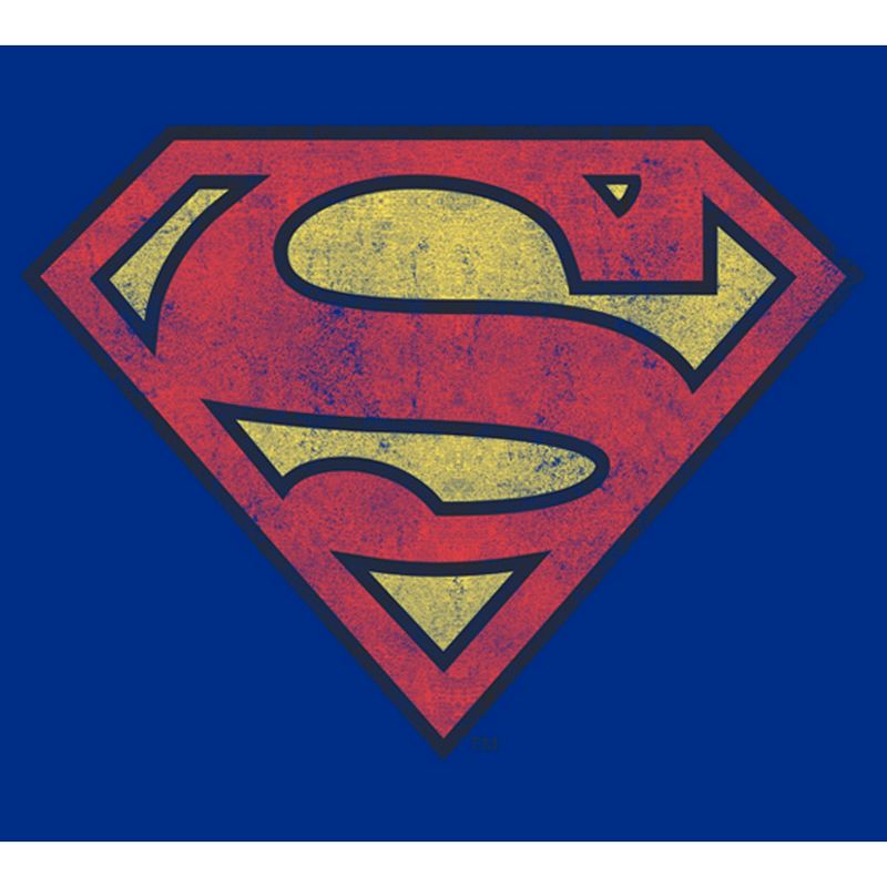 Men's Superman Distressed Logo T-Shirt, 2 of 5