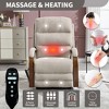 KTMBDW Electric Power Lift Recliner Chair Sofa with Massage and Heat for Elderly, 3 Positions, 2 Side Pockets - 2 of 4
