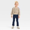 Grayson Mini Toddler Girls' Leopard Printed French Terry Crew Sweatshirt - 3 of 3