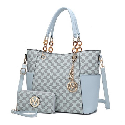 MKF Collection Merlina Circular Print Women’s Tote Bag with matching Wallet by Mia K