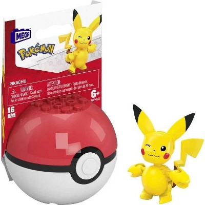 MEGA Construx Pokémon Evergreen Poké Ball Buildable Figures – Squirtle, Pikachu, Charmander, Eevee, Pichu & Bulbasaur – Build, Play & Display