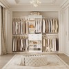 Aheaplus Closet Organizer with 2 Drawers and Shelves, 4.2-8.8 FT Walk-in Closet System with Hang Rods - 3 of 4
