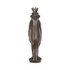 Sagebrook Home Kissing Frogs Garden Statue - Contemporary Polyresin Silver Frog Sculpture Decorative Figurine - 3 of 4
