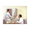 Ghent VisuALL PC Whiteboard Cabinet Fabric Bulletin Board Exterior Doors Gray GHE41302 - 3 of 4