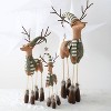 Sullivans Set of 3 Standing Deer Figurines 37"H  32"H & 23"H Brown - 2 of 4