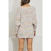Women's RAINBOW DOTS OVERSIZED SWEATER - J.NNA - 3 of 3
