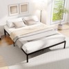 Safstar Queen Size Metal Bed Frame  Heavy Duty Support Slats Mattress Foundation - 3 of 4