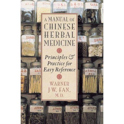 Manual of Chinese Herbal Medicine - by  Warner J W Fan (Paperback)