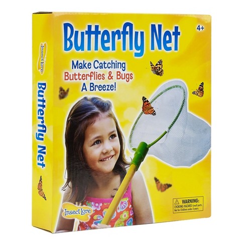 Butterfly Nets with Extendable Handle, for Butterflies, Bugs, Gardening and  Fishing, Pack of 3