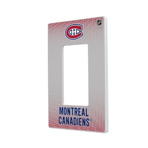 NHL Eastern Conference Teams Linen Hidden-Screw Light Switch Plate for Single Rocker - 1 of 4