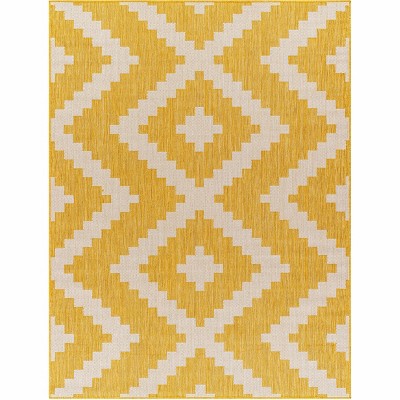 Hauteloom Anke Yellow Area Rug
