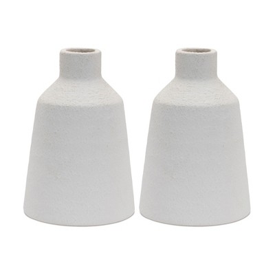 Melrose Stoneware Bottle Vase (Set of 2)