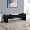 Meridian Furniture,Waverly Boucle Fabric Bench - 2 of 4