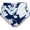 Lands' End Women's Sculpting Suit Chlorine Resistant Targeted Control Retro High Waisted Bikini Swim Bottoms - 3 of 4