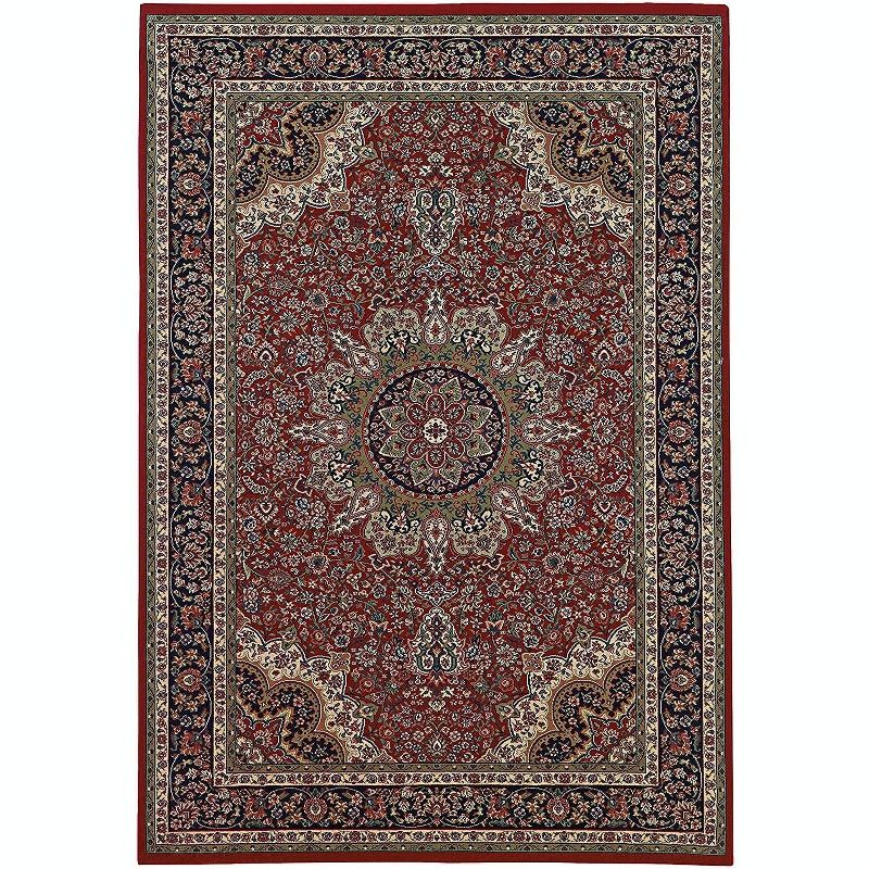 Oriental Weavers Sphinx Ariana Area Rug 116R3 Red Medallion Border 6' 7" x 9' 6" Rectangle, 1 of 2