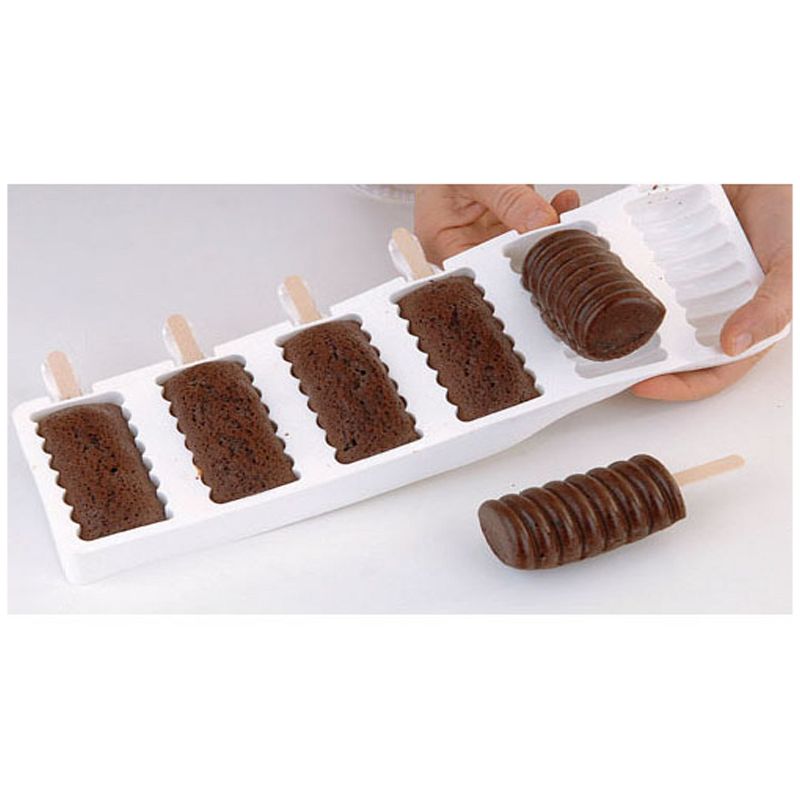Silikomart Silicone Mold for Ice Cream Pops: Tango Shape, 12 Cavities, 2 of 4