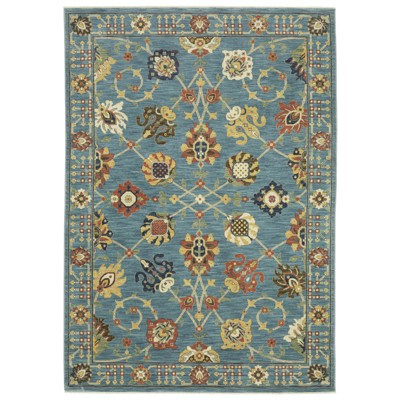 Oriental Weavers Francesca FR01E Blue / Multi Indoor Area Rug - 3'3" x 5'
