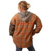 Women's Marnie Plaid Oversized Hoodie - Haptics - 2 of 2