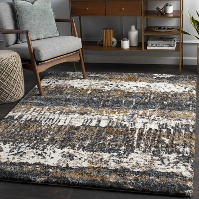 Hauteloom Arboles Abstract Lined Plush Area Rug