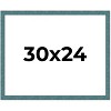 PosterPalooza | Simple Blue Picture Frame - UV Acrylic, Backing Board, Hanging Hardware Included - 2 of 4