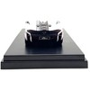 McLaren Elva Convertible White with Carbon and Red Stripes 1/64 Diecast Model Car by LCD Models - 4 of 4