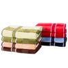 Hastings Home Luxurious Absorbent Cotton Towels With Velour Finish - 6-Pcs, Green - 4 of 4