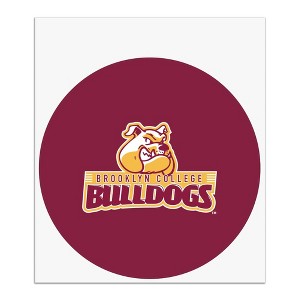 Brooklyn College Primary Logo Automotive Car Window Locker Circle Bumper Sticker - 1 of 4