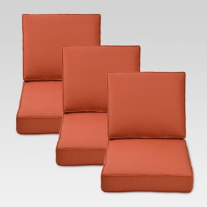 Belvedere 6pc Replacement Outdoor Sofa Cushion Set - Orange - Threshold
