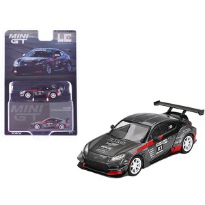 Toyota GR86 #R3 "Larry Chen's HKS Turbocharged GR86" Gray Metallic with Graphics Limited Ed 1/64 Diecast Model Car by Mini GT - 1 of 4