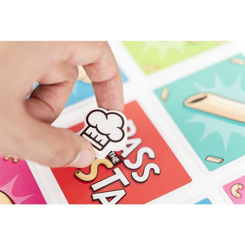 Professor Puzzle USA, Inc. Pass The Pasta | Family Board Game of Strategy and Shape Collection, 4 of 5