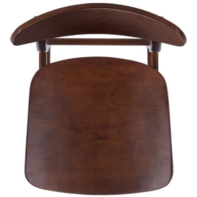 Thaxton Walnut Mid-Century Modern Counter Stool