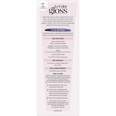 L'oreal Paris Le Color Gloss One Step Inshower Toning Gloss Cool