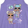 LOL Surprise! LOL Hi Bae! Graphic Sleeveless Aline Dress - Purple - Medium - 2 of 3