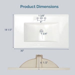 Karl Home 30in Bathroom Vanity Sink - 1 of 4