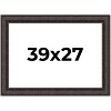PosterPalooza | 3.5" Wide Ornate Brown Picture Frame - UV Acrylic, Backing Board, Hanging Hardware Included - 2 of 4