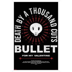 Trends International Bullet For My Valentine - Death By A Thousand Cuts Framed Wall Poster Prints - 1 of 4