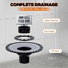 AMERLIFE Shower Curb Kit with Complete Shower Kit - 4 of 4
