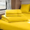 Nestl RV Queen Sheets, Super Soft 4PC Microfiber Sheet Set for Camper, Short Queen Sheets - 2 of 4